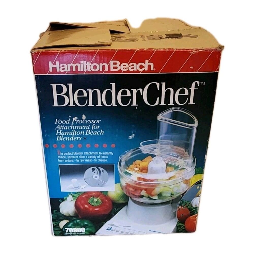 NEW Hamilton Beach Blender Chef Food Processor Model 70900 Kitchen Appliance